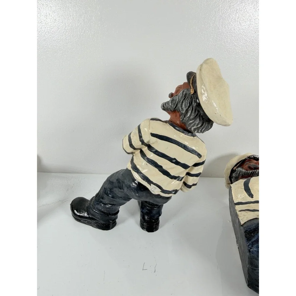 3 Captain Wine Bottle Holders Sailor Decor Nautical Barware